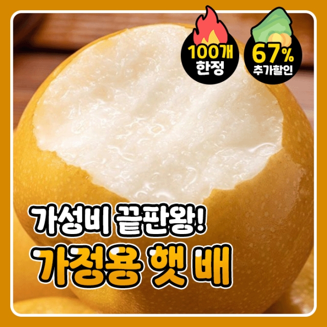 [파격특가] 수분 가득한 가정용 햇 배