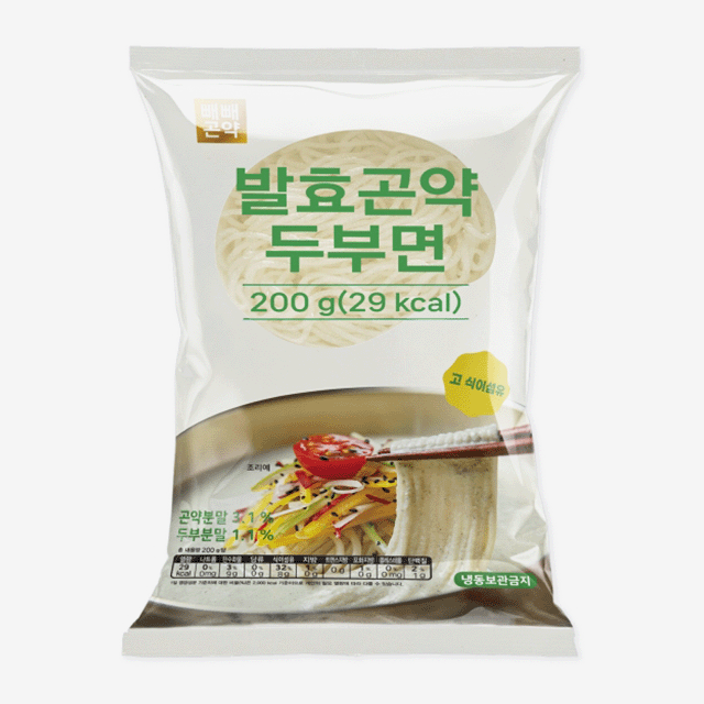 발효곤약 두부면