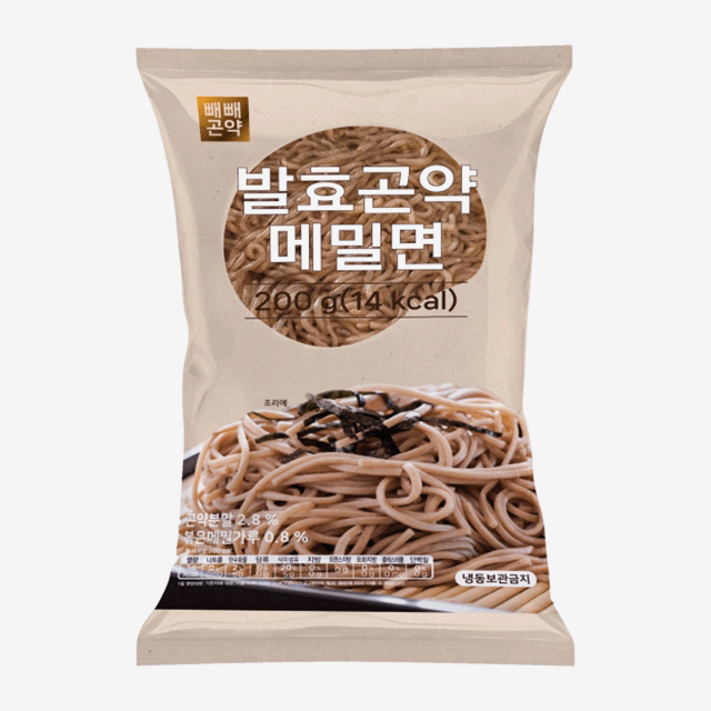 발효곤약 메밀면