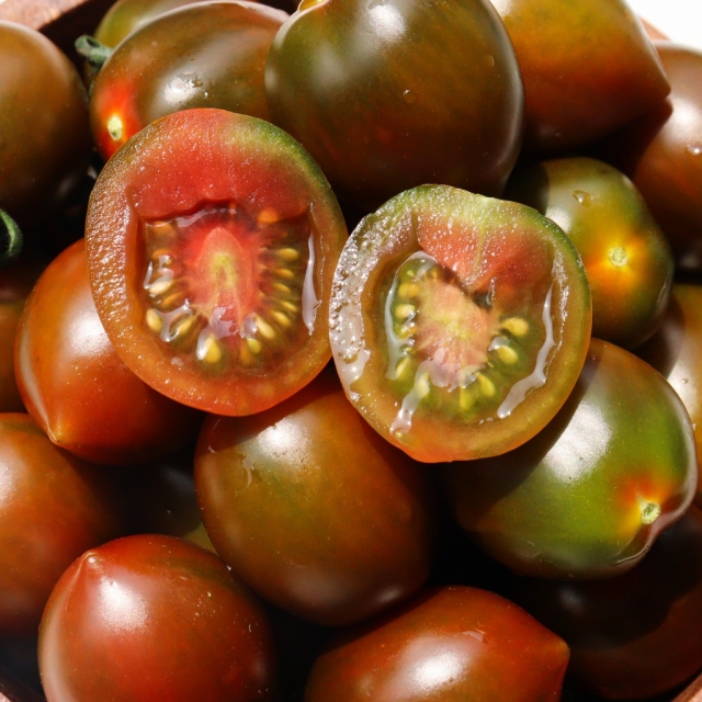 당일수확! 싱싱한 GAP인증 흑대추방울토마토